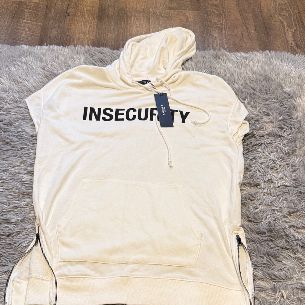 Insecurity Cream Hoodie